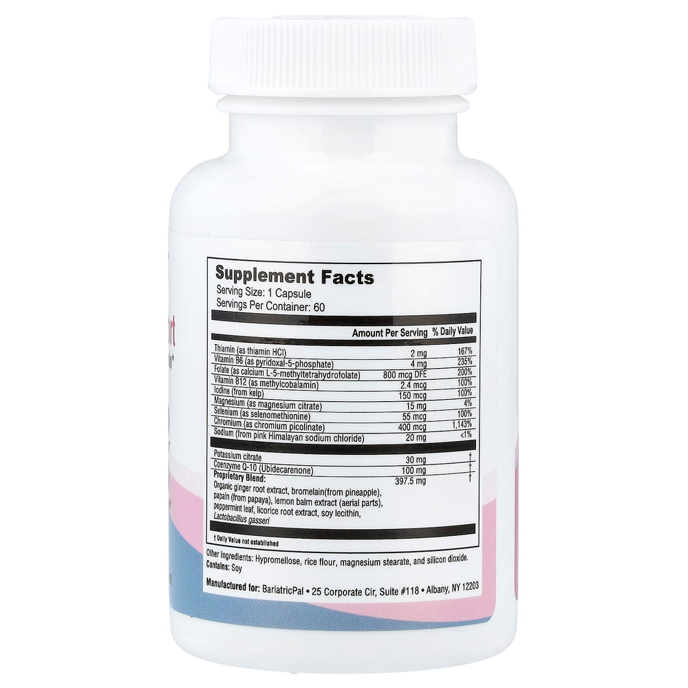 BariatricPal, Peptide Comfort, ежедневная поддержка витамина GLP-1, 60 капсул