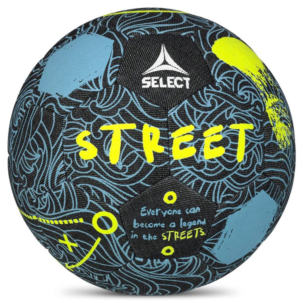 Мяч футб. SELECT Street V24, 0935965965, р.4,5, 32 пан., деним, маш.сш., черный