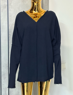 Лонгслив /двустороний/ синий