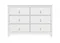 Комод Wood 6 ящиков (белый)