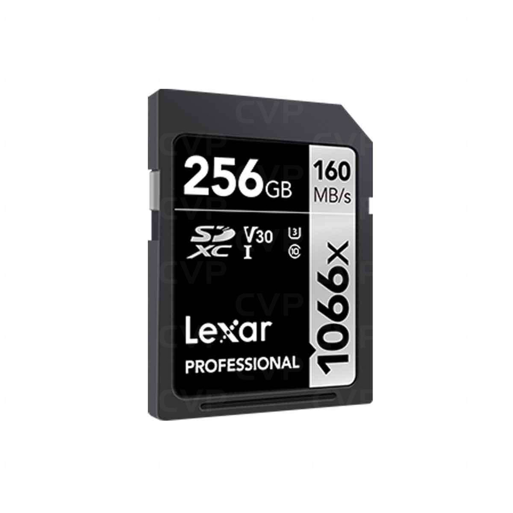 Карта памяти Lexar Professional 1066x SDXC SILVER Series 256 ГБ UHS-I W/R 160/120 C10 V30 U3