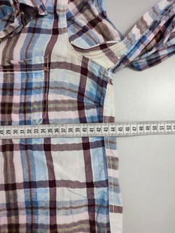 Рубашка H&M в клетку 40 размер