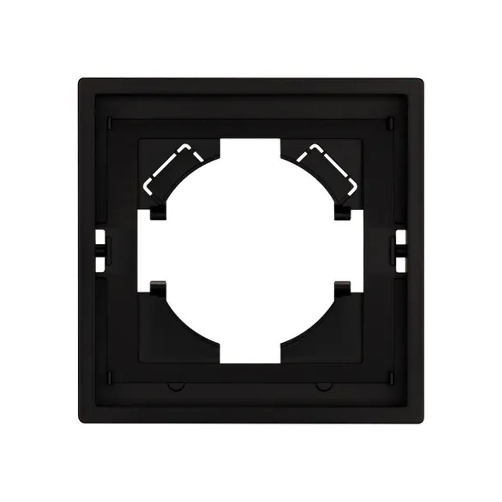 Рамка пластиковая FRM-TENDO-PL-1-BK (Arlight, -) 053836