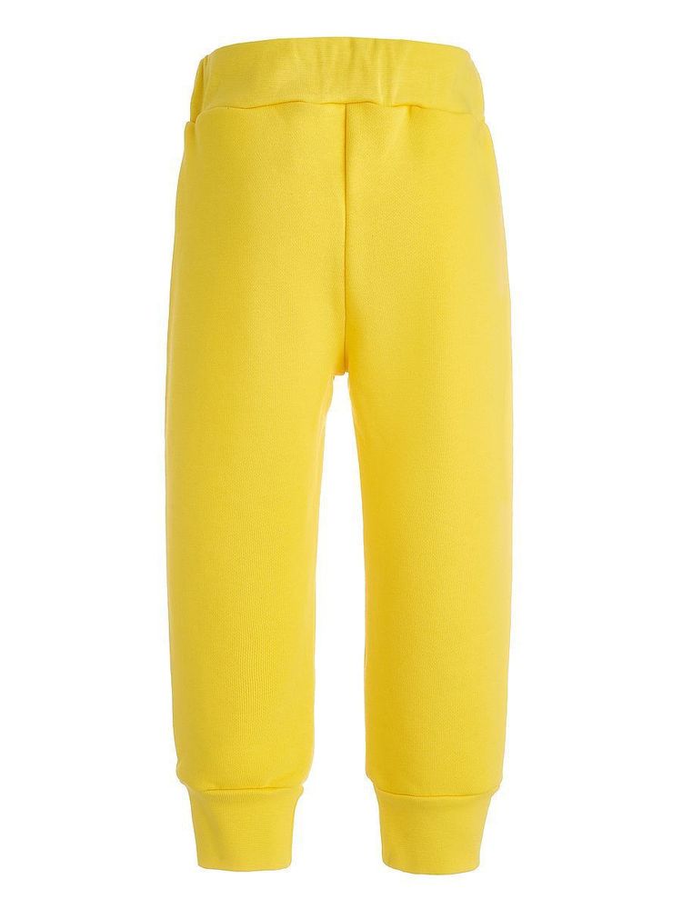 Желтый трикотажные брюки на резинке
