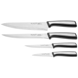 НАБОР НОЖЕЙ AGNESS С МАГНИТНЫМ ДЕРЖАТЕЛЕМ, 5 ПРЕДМЕТОВ