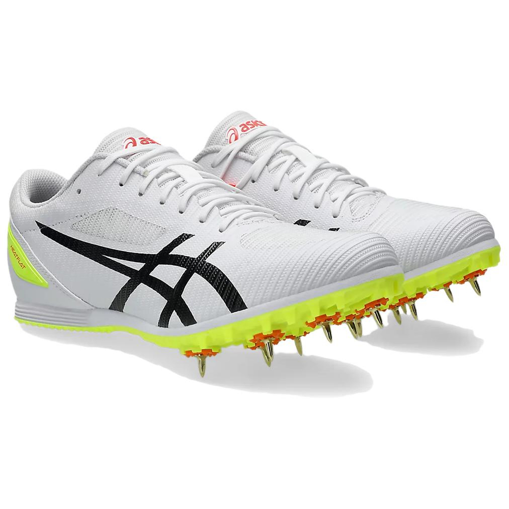 Asics Heatflat FR White Training Scenario Track And Field Shoes Men"s Low Top Upper Height