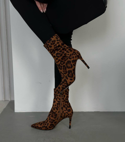 Ботильоны из эко замши