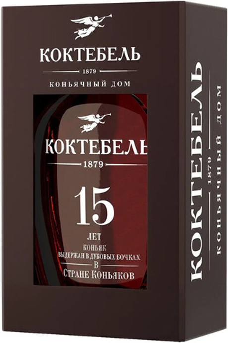 Коньяк Коктебель 15 лет старый КС