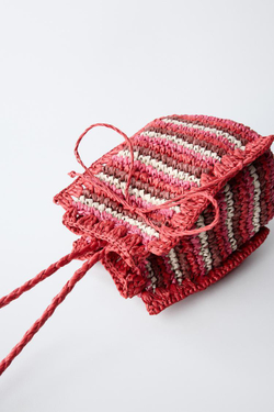 ZARA МИНИ-СУМКА ЧЕРЕЗ ПЛЕЧО , КРАСНЫЙ