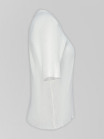 Футболка 0707 трикотажная с молнией и логотипом на груди