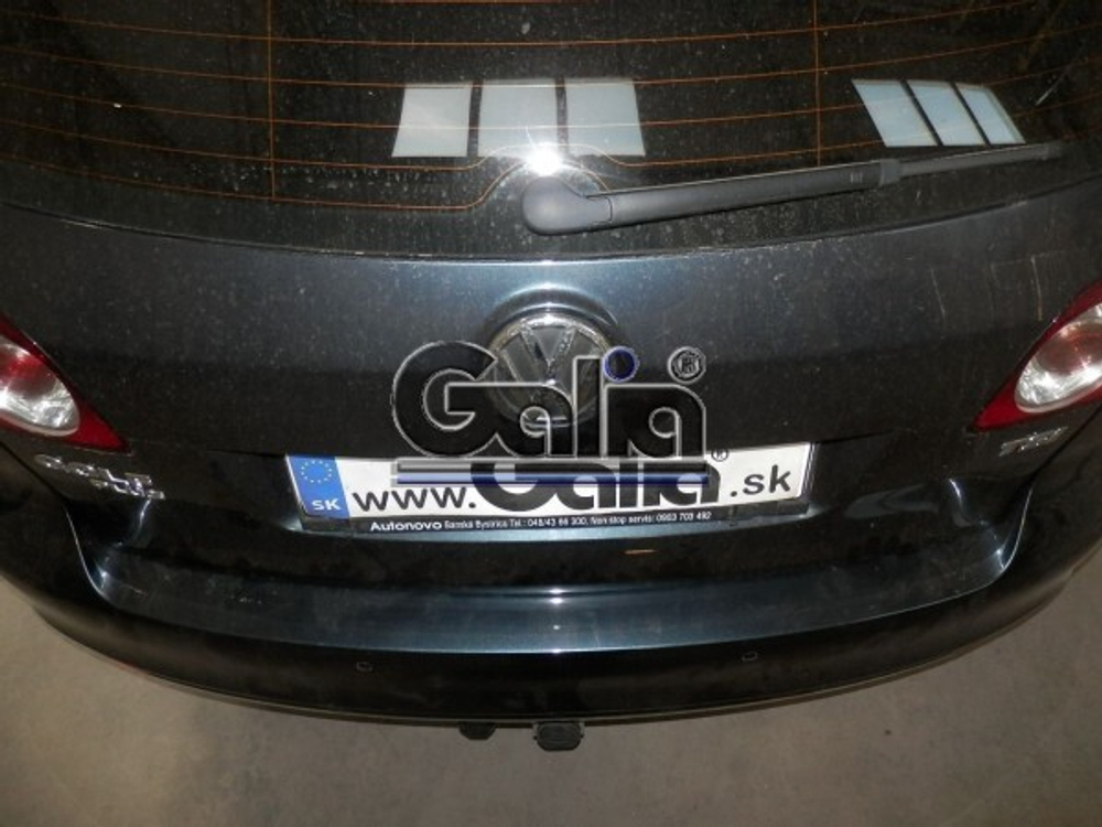 Фаркоп оцинкованный Galia A038A для Audi A3 2003-2008: хетчбек 3 двери, VW Golf V, VI, Plus хетчбек 3/5 дверей 2003-2008, 2008-2013 (2WD только)(паспорт и сертификат в комплекте)(без электрики)