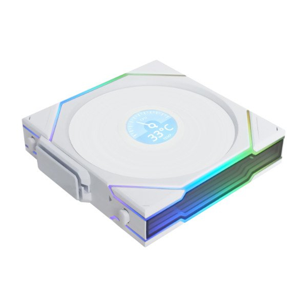 Вентилятор для корпуса Lian Li UNI FAN TL WIRELESS LCD 140 REVERSE BLADE White G99.14RTLLCD1W1W.00