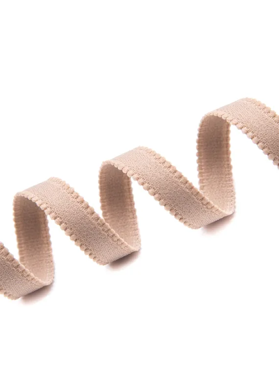 030 612/10 Бретель матовая Lauma 10 мм, кофе с молоком 030