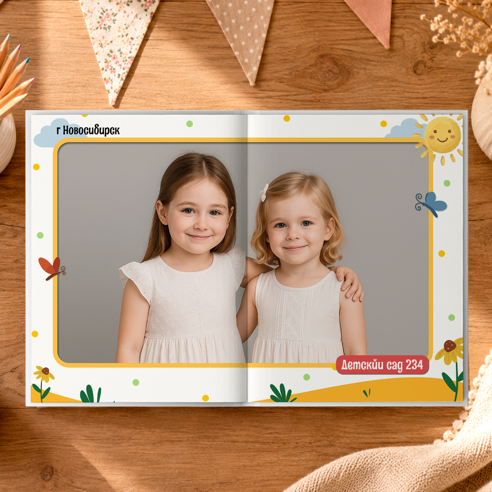 PSD-Шаблон фотокниги "В Эфире"