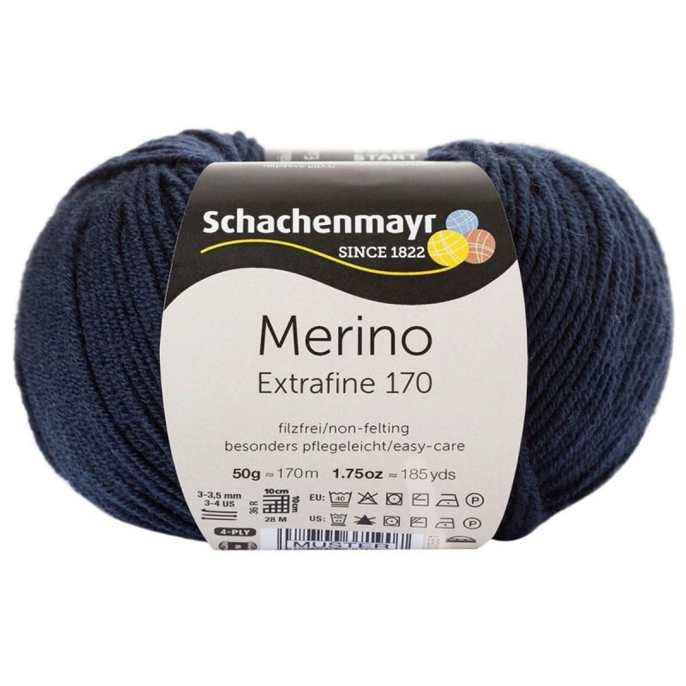 Пряжа Schachenmayr Merino Extrafine 170 (50)