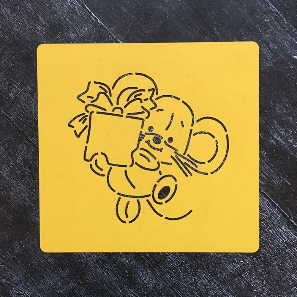 Мышка №59 с подарком