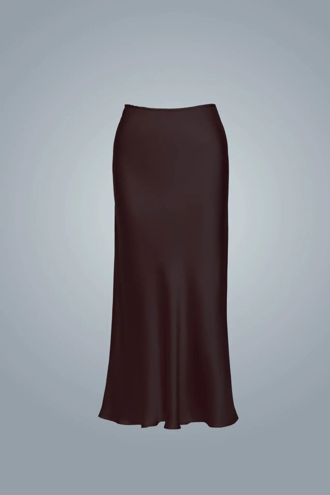 Юбка шелковая