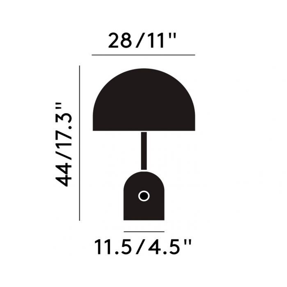 Настольная лампа Bell Copper