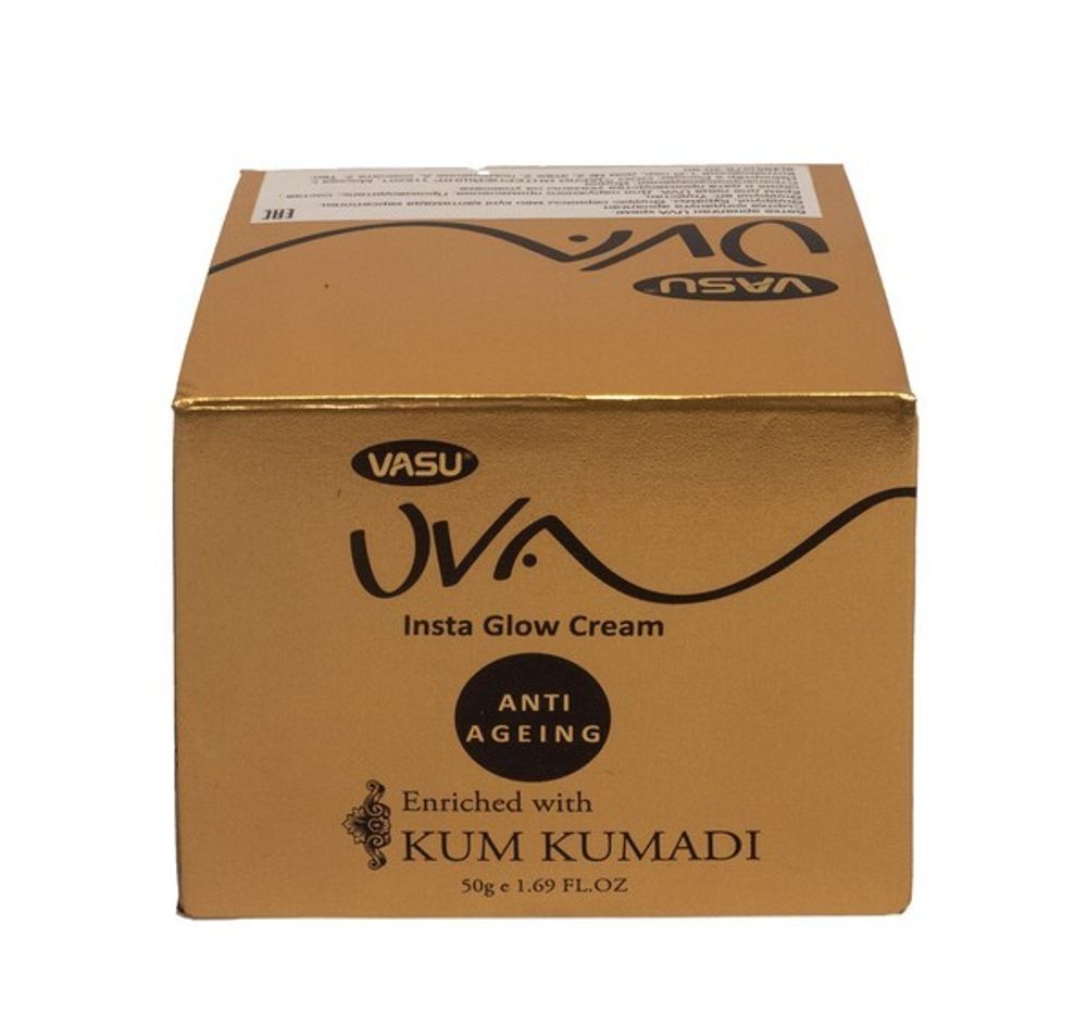 Крем для лица с маслом Кумкумади Vasu Uva insta glow cream,  50 мл