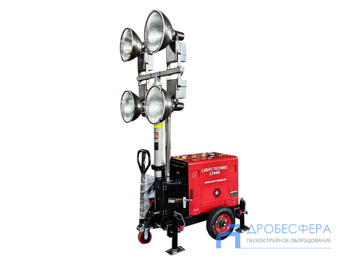 Осветительная мачта LT640 6 метров с дизельным генератором передвижная