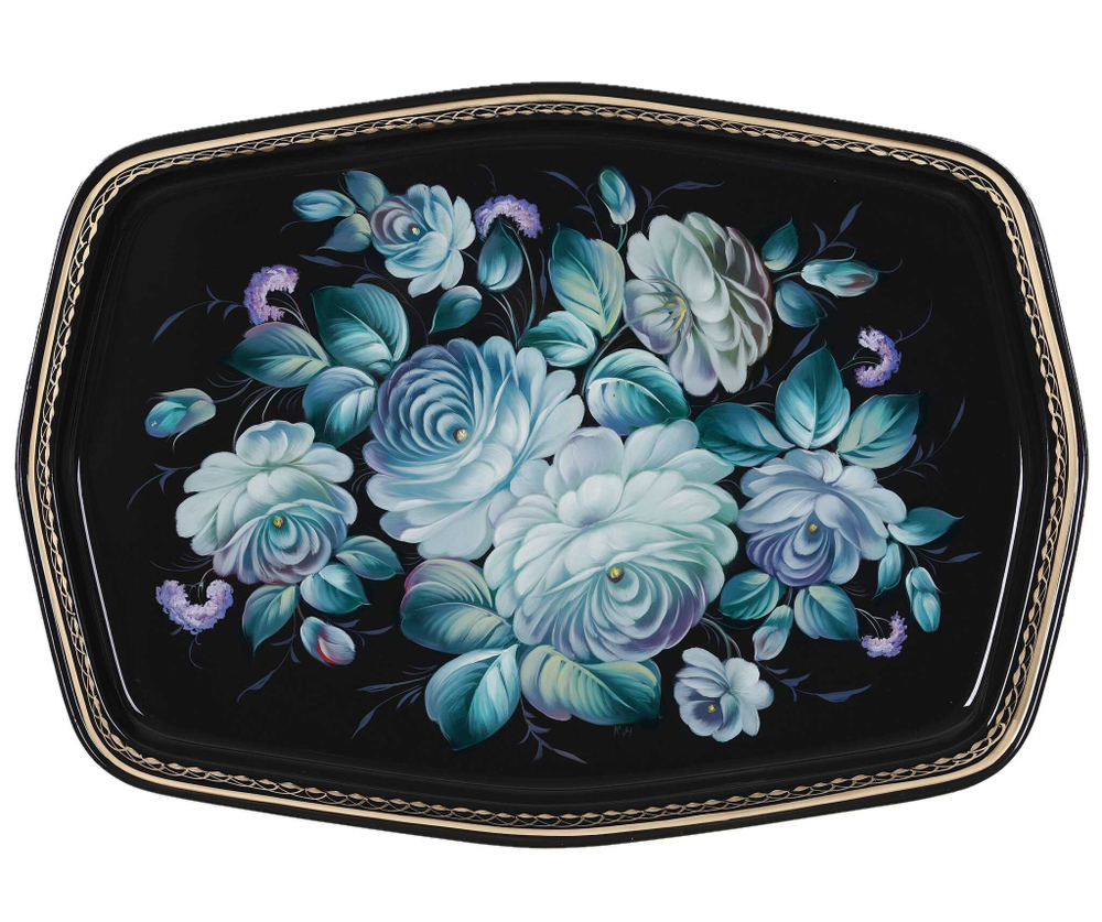 Zhostovo metal tray A18D070425104