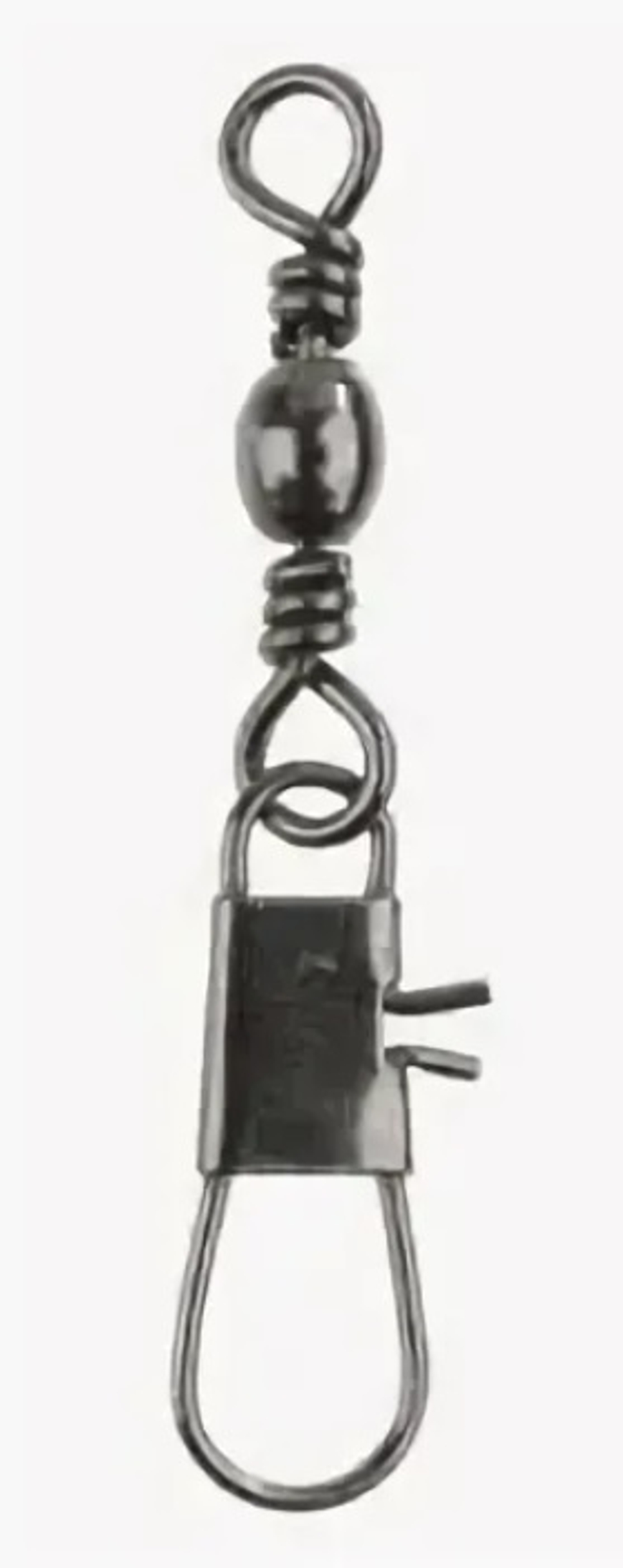 Вертлюг рыболовный  с карабином Mikado With Interlock Snap BN