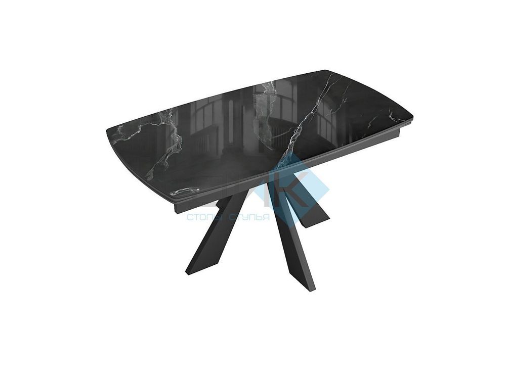 Стол DikLine SFU120 подстолье чёрное/опоры чёрные