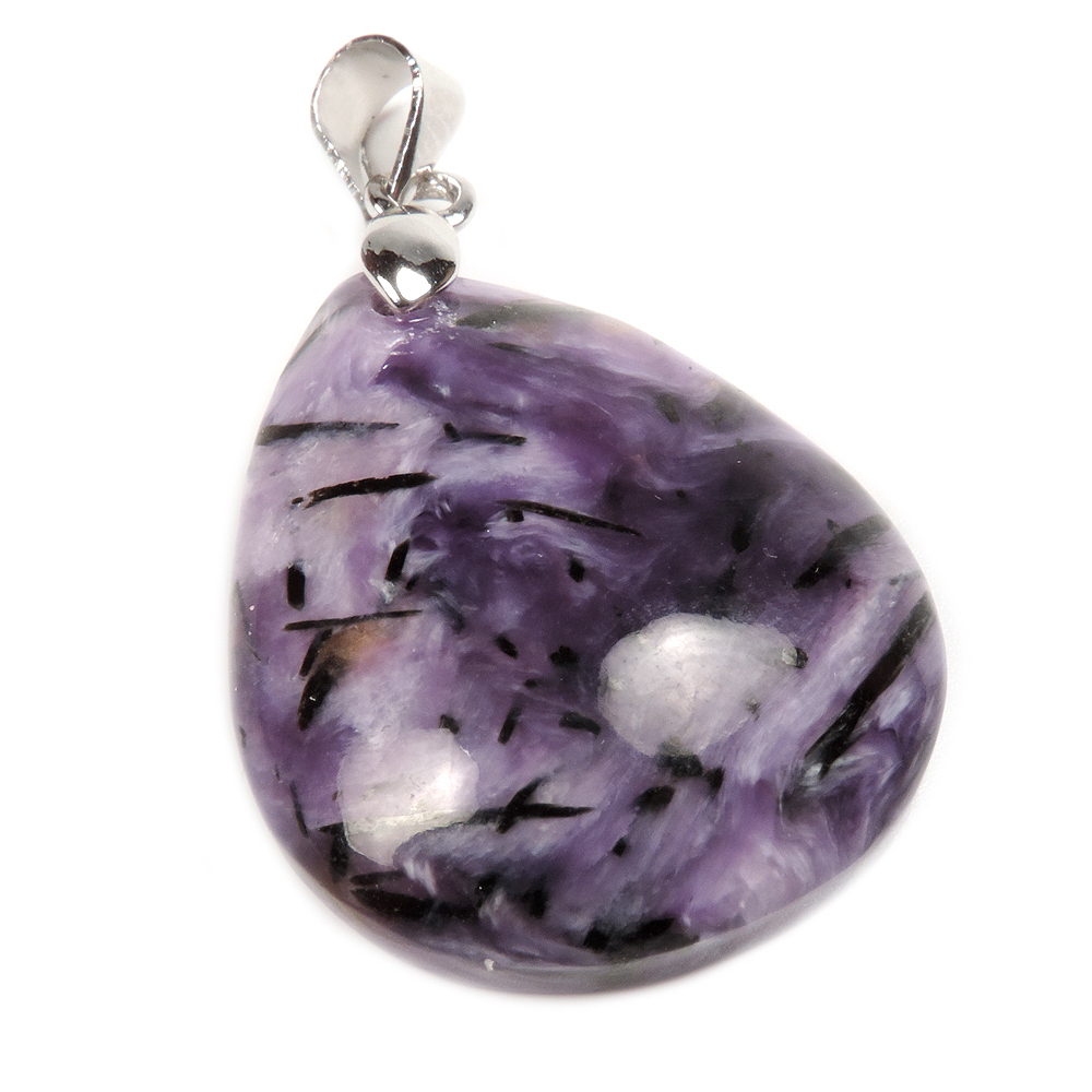 Кулон "Капля №5" чароит