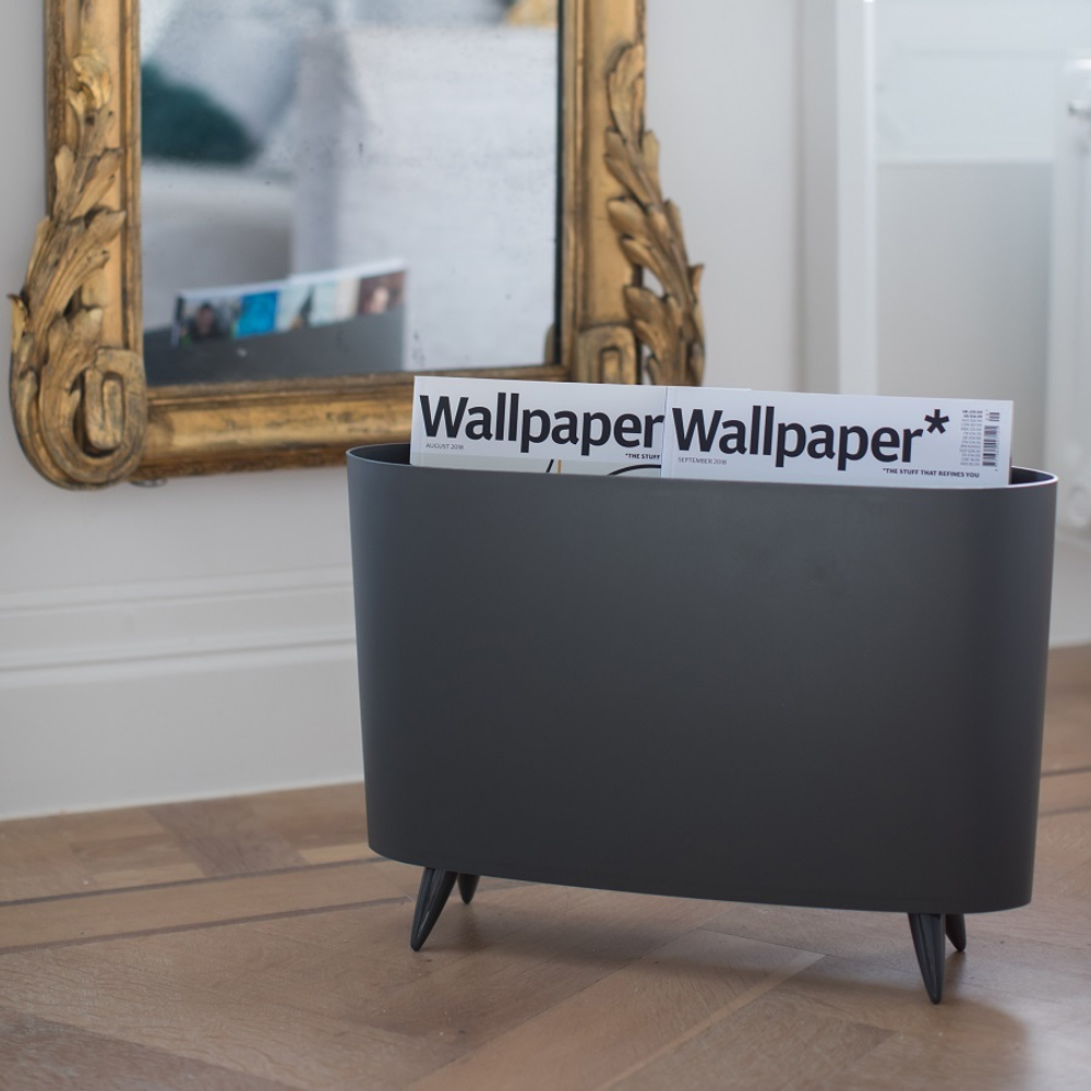 Подставка для журналов milano, серая