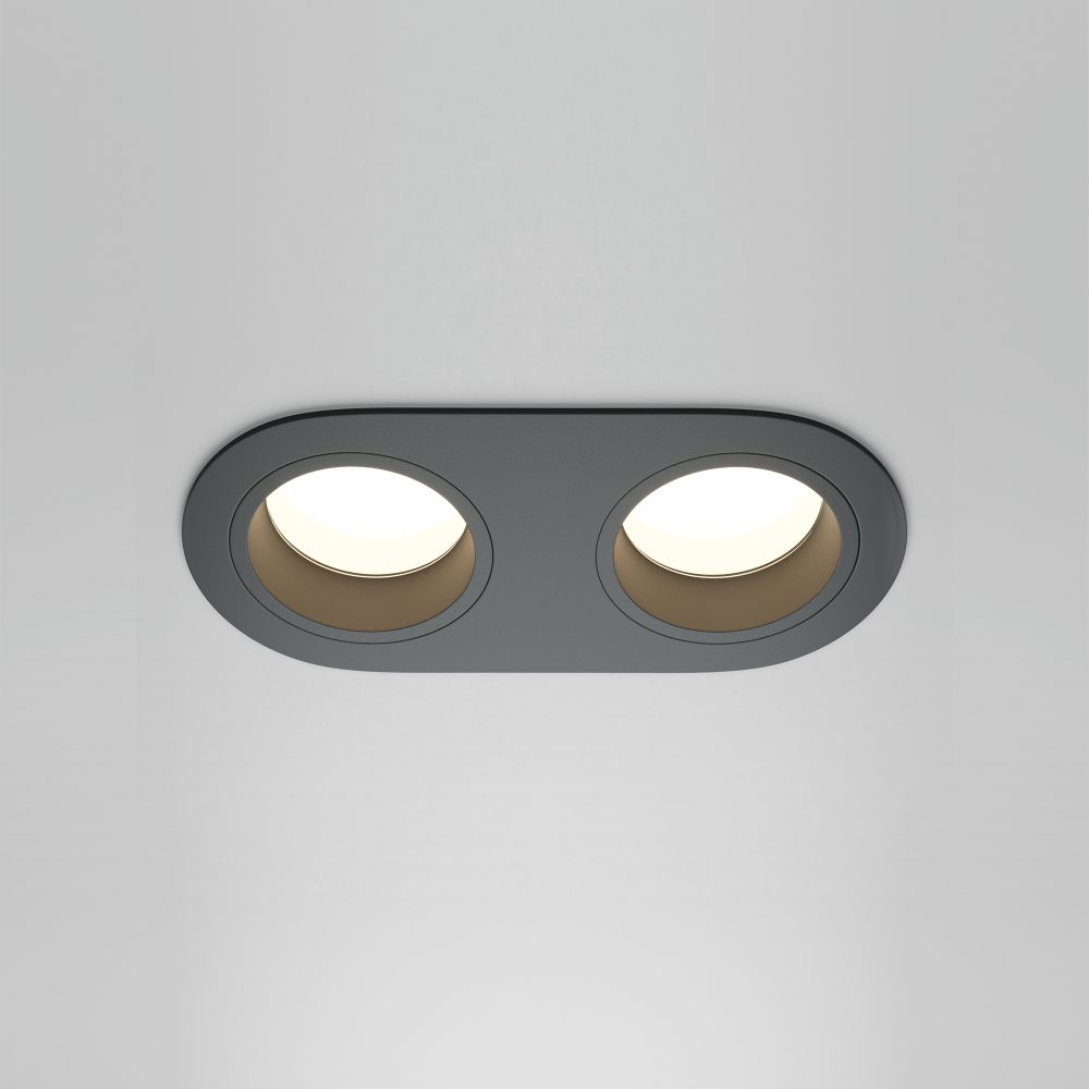 Светильник встраиваемый Maytoni   DL126-02-GU10-B