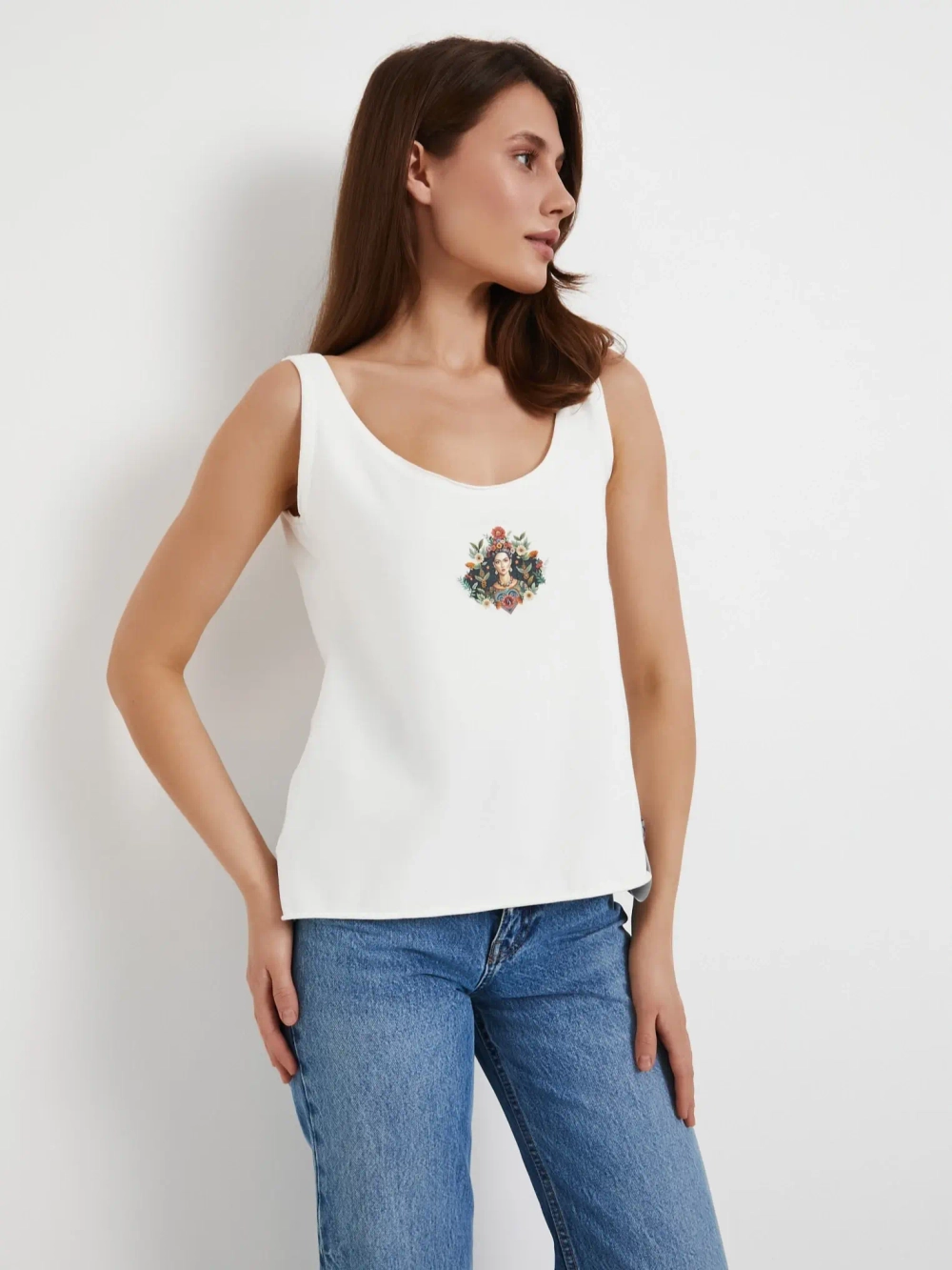 Майка Опен Молочный