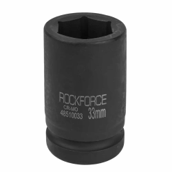 Головка ударная глубокая 33мм 1''6гр. RockForce##Rock FORCE RF-48510033