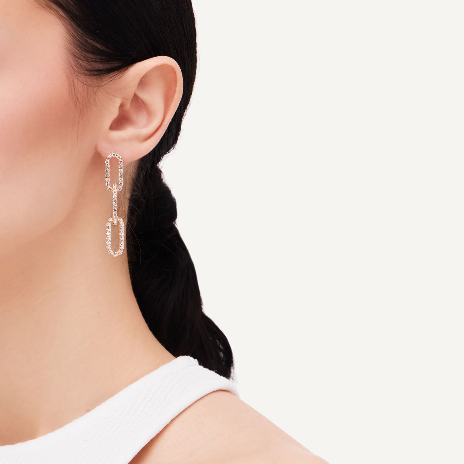 Серьги Chain Link Earrings – Gold