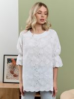 Блузка Милица-1 Виотекс БЕЛЫЙ -3