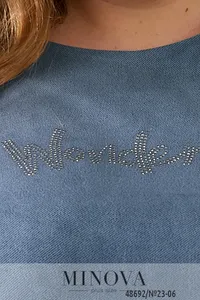 Кофточка 23-06-Джинсовый Minova