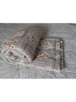 Одеяло 1.5 всесезонное легкое лен хлопок