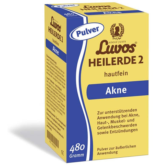 Лечебная глина Luvos 2, тонкая, 480 г, 480 гр