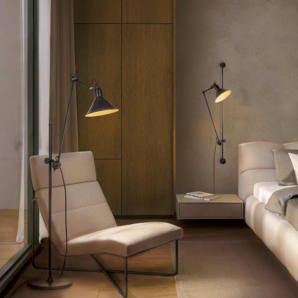 765627 Бра LOFT 1х40W E14 ЧЕРНЫЙ