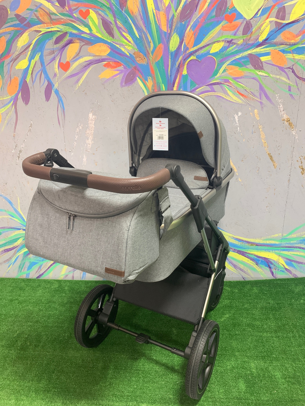 Коляска 2 В 1 Carrello Aurora CRL-6505 Silver Grey ДИЗАЙН 2022
