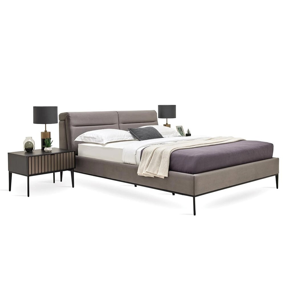 Кровать с изголовьем 200x200 ENZAHOME RIGA EH60823