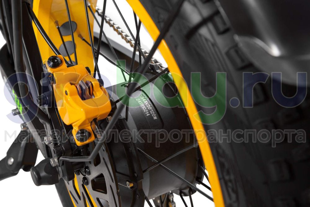 Электровелосипед Syccyba F11 Pro Dual 48V/15Ah (полный привод) - Желтый обод Электровелосипед Syccyba F11 Pro Dual 48V/15Ah (полный привод) - Желтый обод фото №13