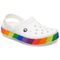 Crocs Rainbow Stripe 'White'