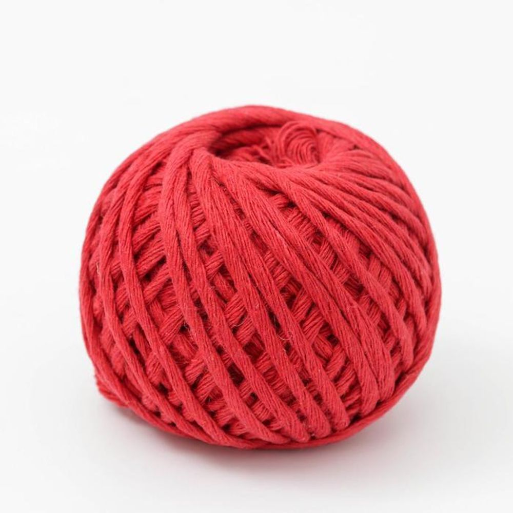 Шпагат хб красный 50 м