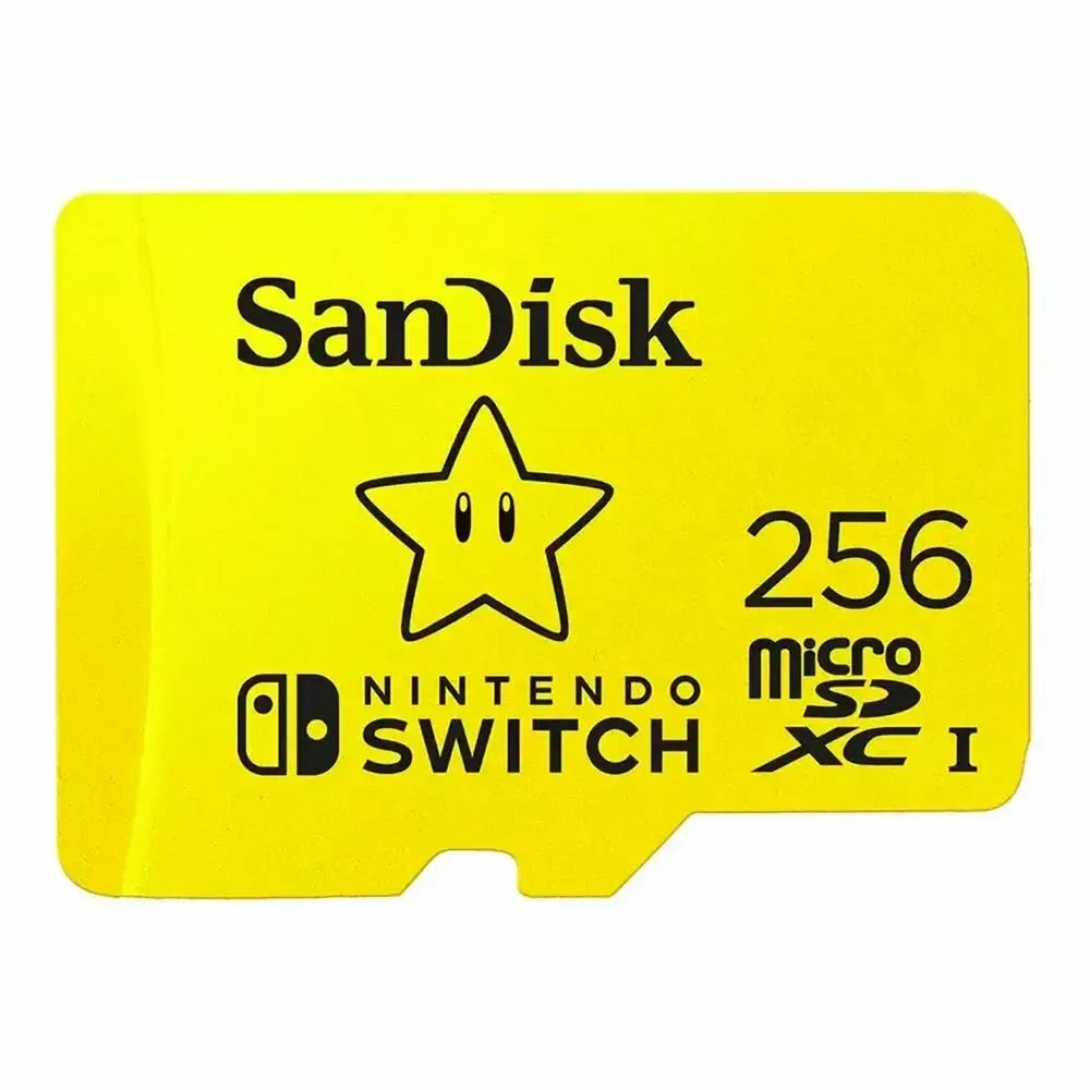 Карта памяти Sandisk Nintendo Switch microSDXC 256GB, UHS-I U3, R/W 100/90 МБ/с
