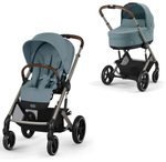 Коляска Cybex Balios S Lux TPE complete 2 в 1 Stormy Blue с дождевиками