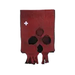 Шарф Heartz Nosebleed Two Spray-Painted Distressed Logo черный