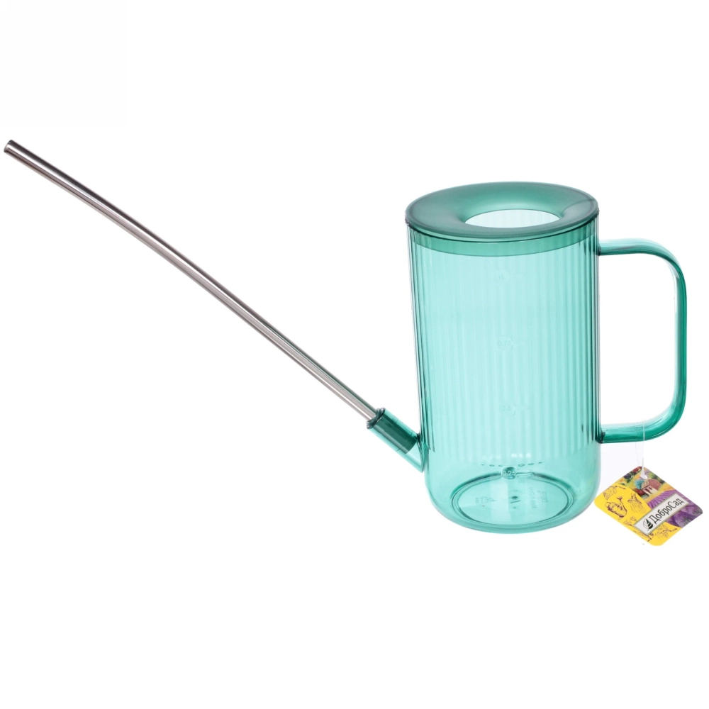 Лейка для растений 1л «Niagara Falls» с прикорневым поливом, нефрит ДоброСад