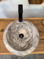 Раковина из мрамора Donut Doreng Grey DM-65867 45х45х13