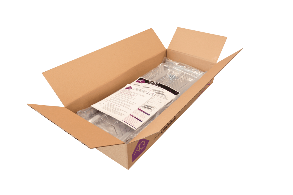 Сушка хром 900 Glory-line, AQ 16 мм (1 жесткий поддон)