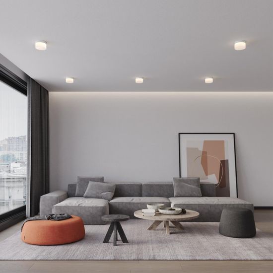 359446 OVER NT24 336 черный Светильник накладной светодиодный IP20 LED 18W 220-240V 4000K 1170Лм AURA